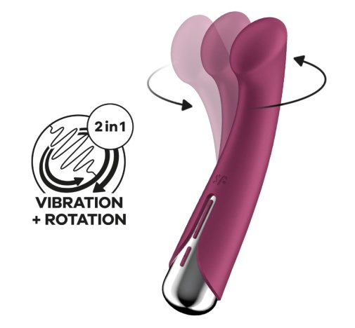 Satisfyer - Spinning G-Spot 1 G点旋转震动器 - 红色 照片