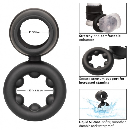 CEN - Alpha Dual Magnum Ring - Black photo