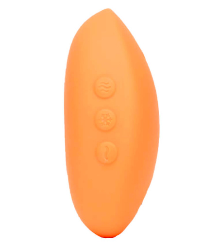 Temp 是一款貼面式(lay-on)振動器,設計為在身體表面提供溫度與振動的雙重感官刺激。它結合可即時加熱與降... We-Vibe - Temp 可調節冷熱感按摩器 - 橘紅色 照片