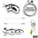 FAAK - Metal Chastity Cage w Catheter & Plug photo-8