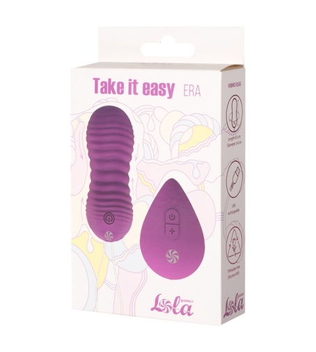 Lola Games - Take It Easy Era Pulsating Vibro Egg - Purple photo