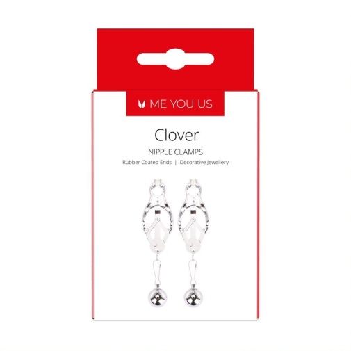Me You Us - Clover Nipple Clamp - Silver photo