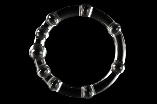 Lovetoy - Power Plus Triple Beaded Ring Set - Clear photo