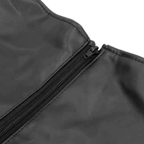 Ouch - Zip-Up Full Sleeve Restraint - Black 照片