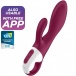 Satisfyer - Heated Affair 熱感G點震動棒 - 莓紅色 照片-2