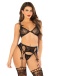 Leg Avenue - Love Song 3 pcs Set - Black photo