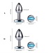 MT - Eye Butt Plug M - Blue photo-5