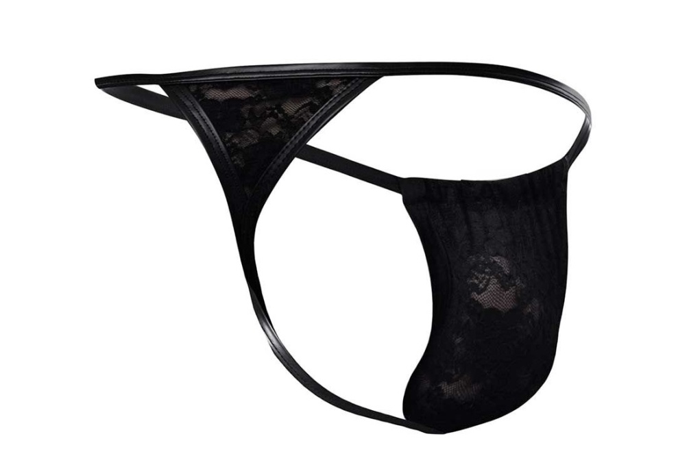Elevate Your Nights with Unbeatable Style - Introducing L4CE... Cut4men - Lace G-String - Black - S/M photo-3