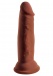 King Cock - Triple Density Cock 6" - Brown photo