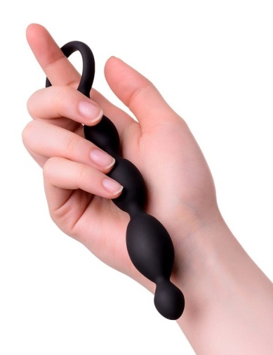 A-Toys - Anal Beads 19.5cm - Black photo