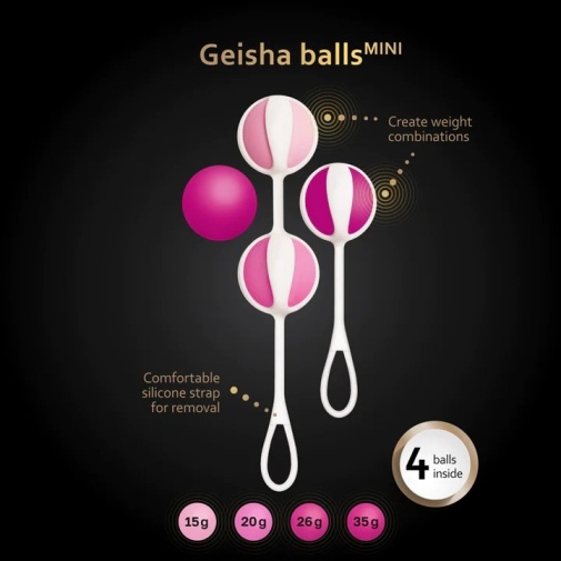 Gvibe - Geisha Balls Mini - Raspberry photo