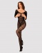 Obsessive - Bodystocking G329 - Black - XL/XXL photo-3