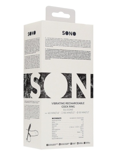 Sono - #88 震動陰莖環 - 黑色 照片