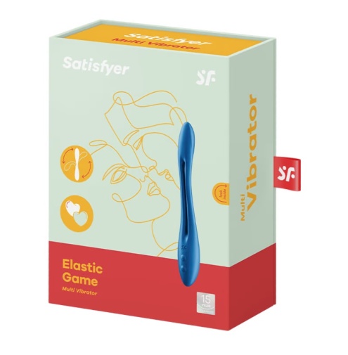 Satisfyer - Elastic Game Vibrator - Dark Blue photo