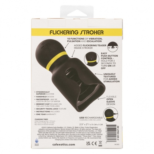 CEN - Boundless Flickering Vibro Stroker - Black photo
