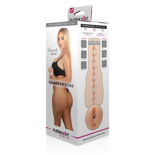 Fleshlight - Savannah Bond Gold Sphincter Masturbator photo