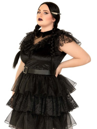 Leg Avenue - Raving Rebel Costume - Black - 1X-2X 照片
