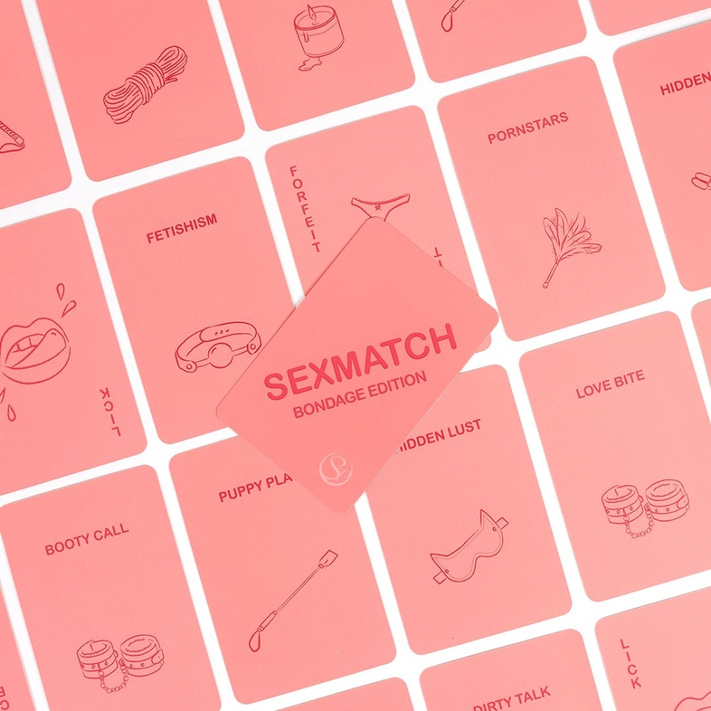Sexmatch Bondage Edition is a couple card game where you mus... Secret Play - Bondage Foreplay Card Game photo-4