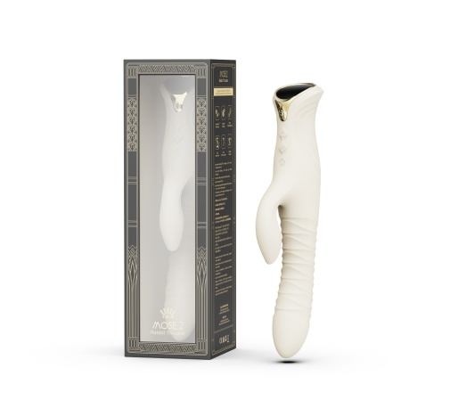 Zalo - Mose 2 Heating Rabbit Thruster - Ivory White 照片