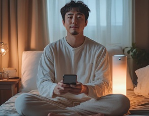 How do I use a masturbator for long-distance play?