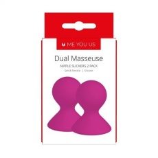 Me You Us - Dual Masseuse Nipple Suckers - Purple photo