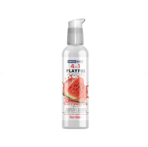Swiss Navy - Playful Flavors 4 in 1 Watermelon - 118ml photo