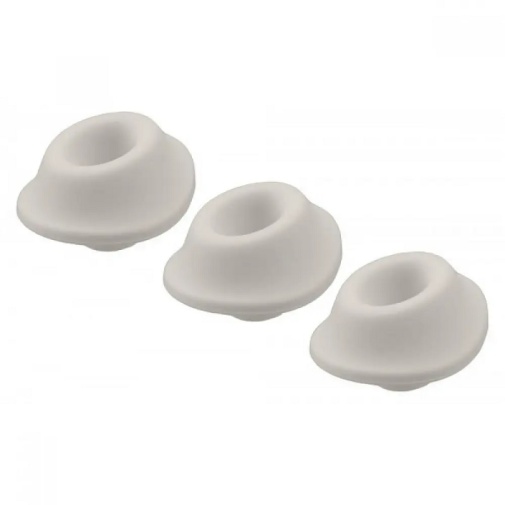 Womanizer - Premium Heads S-size 3 pcs - Warm Grey photo
