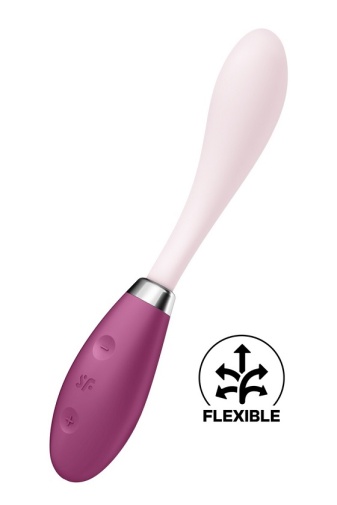 Satisfyer - G-Spot Flex 3 G点震动棒 - 红色 照片