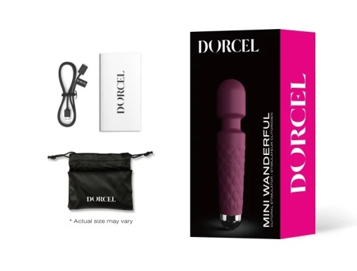 Dorcel - Mini Wanderful 迷你按摩棒 - 梅红色 照片