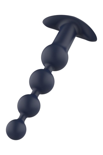 Dreamtoys - Apollo 震动后庭串珠塞 连遥控器 - 蓝色 照片