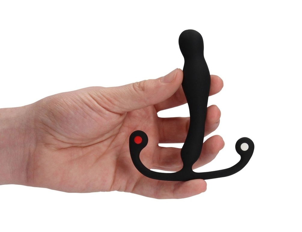 The Aneros Eupho is our most versatile prostate massager sty... Aneros - Eupho Syn Trident Prostate Massager - Black photo-2