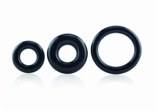 The Screaming O - RingO 3 Pack - Black photo