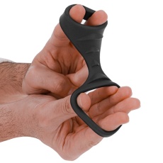 Intense - Theo Double Ring - Black 照片