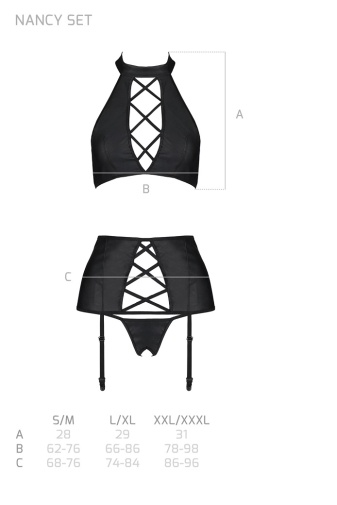 Passion - Nancy Set - Black - L/XL 照片