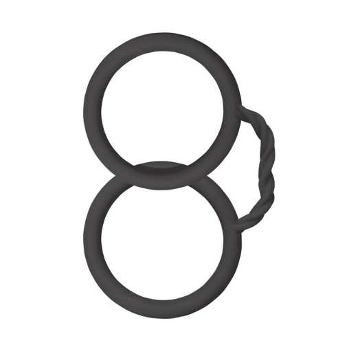 Nasstoys - Surenda Silicone Hand Cuffs - Black photo
