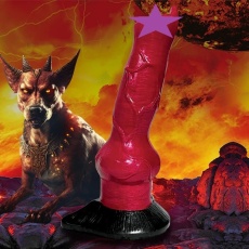Creature Cocks - Hell-Hound Dildo - Red photo