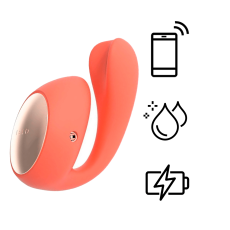 Lelo - Ida Wave 藍牙APP控制G點&陰蒂雙點情侶共震按摩器 - 橙色 照片