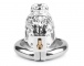 MT - Dragon Chastity Cage 50mm - Silver photo-3