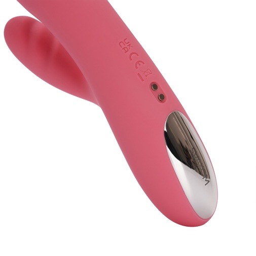 SVAKOM - Avery Thrusting Rabbit Vibrator - Strawberry Pink photo
