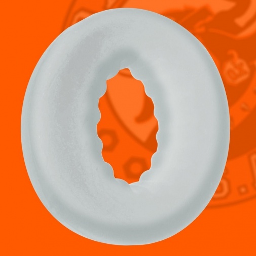 Oxballs - AXIS Rib Griphold Cockring - Clear Ice 照片
