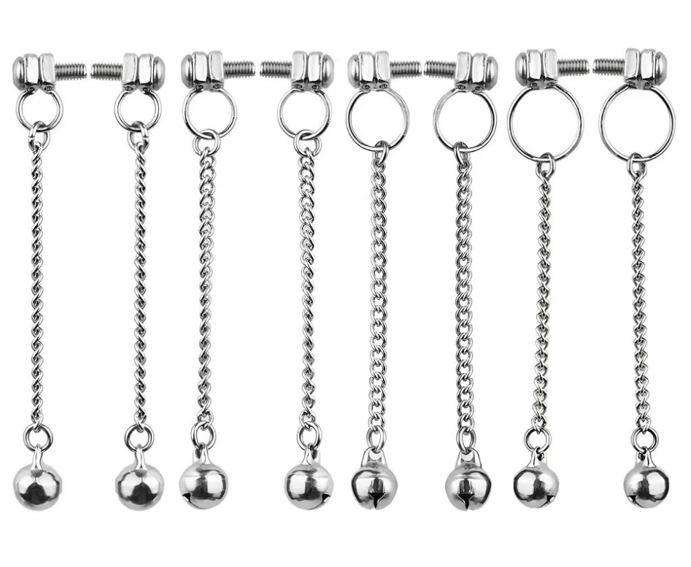 Material: 304 Stainless steel
Total length: 74mm  ... FAAK - Adjustable Metal Nipple Clamps S photo-6