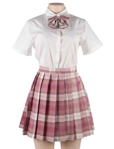 Ohyeah - 甜美学生服装 - 粉红色 - 大码 照片