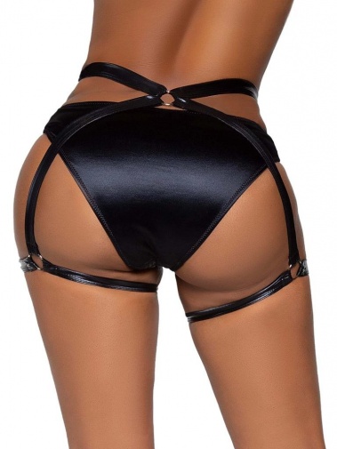 Leg Avenue - Side Piece Butt Harness - Black photo