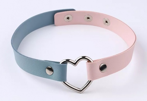 MT - Tail Plug w Ears, Collar & Clamps - Pink/Blue photo