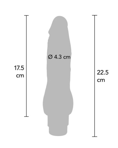 ToyJoy - Get Real Vibrator 22.5cm - Flesh photo