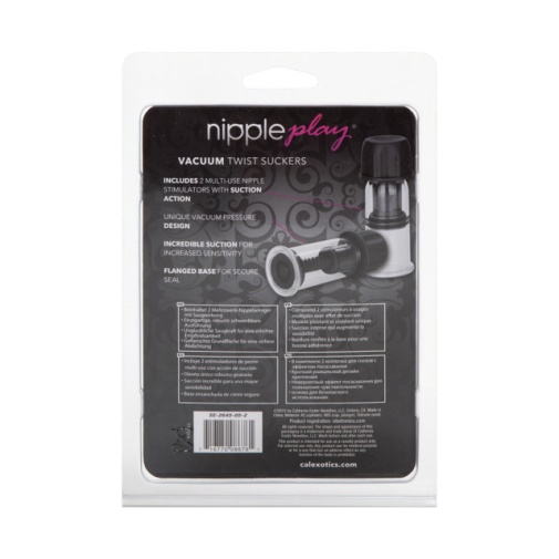 CEN - Nipple Play Twist Suckers - Black photo