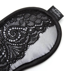 Fifty Shades of Grey - Satin & Lace Blindfold - Grey photo