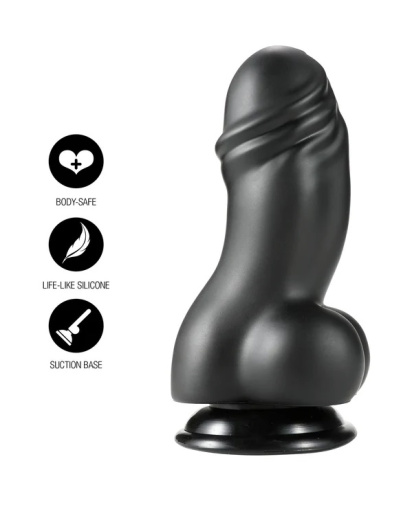 Hidden Desire - Inferno Huge Dildo 19cm - Black photo