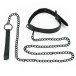 Lovetoy - Bondage Fetish Collar w Leash - Black photo