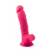Silexpan - 7" Dual Destiny Premium Silicone Dildo w/Balls - Red photo-3